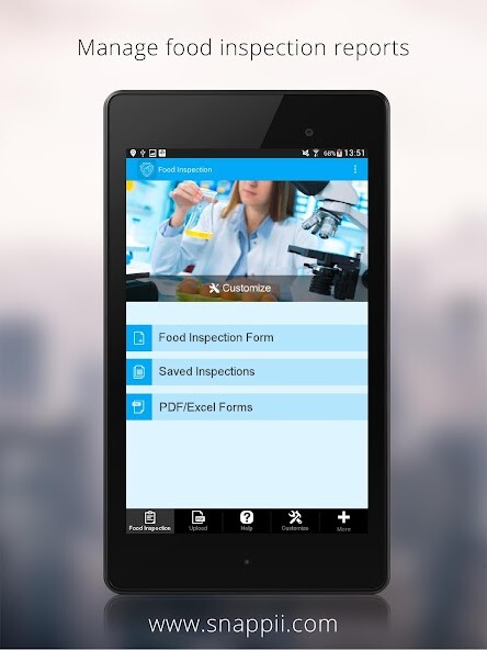 Run android online APK Food Inspection from MyAndroid or emulate Food Inspection using MyAndroid