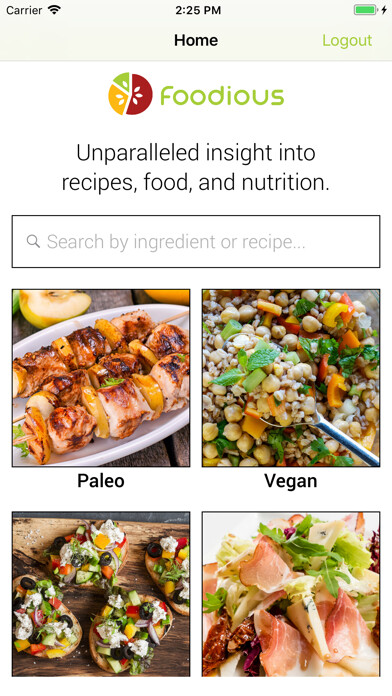 Emulate iPhone app foodious using MyAndroid Emulate iPhone app foodious using MyAndroid