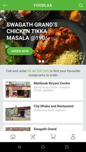 Run android online APK FoodLaa Jagdalpur from MyAndroid or emulate FoodLaa Jagdalpur using MyAndroid