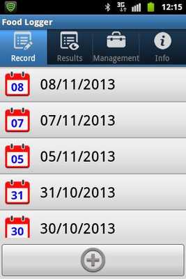 Emulate Android APK Food Logger