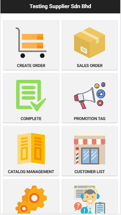 Emulate iPhone app Food Market Hub(Salesman) using MyAndroid Emulate iPhone app Food Market Hub(Salesman) using MyAndroid