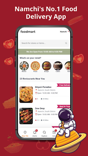 Run android online APK Foodmart Sikkim Food Delivery from MyAndroid or emulate Foodmart Sikkim Food Delivery using MyAndroid