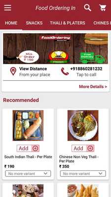 Emulate Android APK Food Ordering India - Restaurant App Demo Emulate Android APK Food Ordering India - Restaurant App Demo