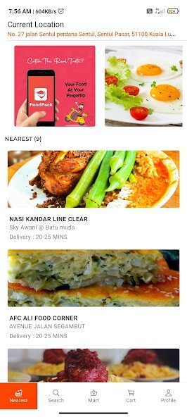 Run android online APK FoodPack -Food  Grocery Delivery from MyAndroid or emulate FoodPack -Food  Grocery Delivery using MyAndroid