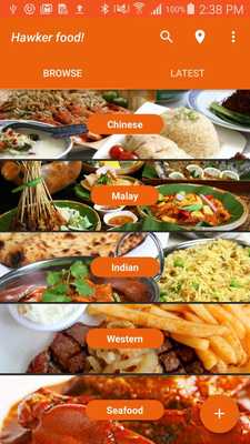 Emulate Android APK FoodPriceSG