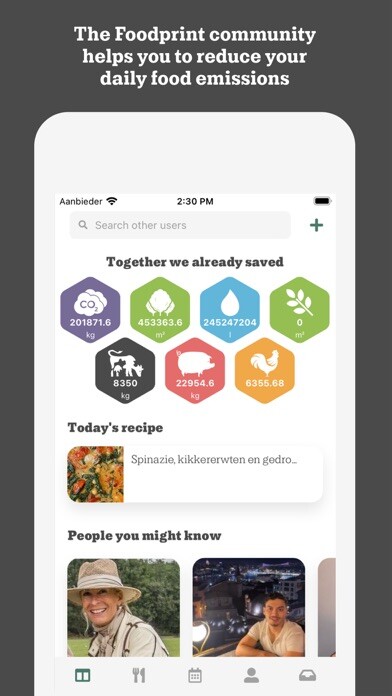 Emulate iPhone app Foodprint - Meal planner using MyAndroid Emulate iPhone app Foodprint - Meal planner using MyAndroid