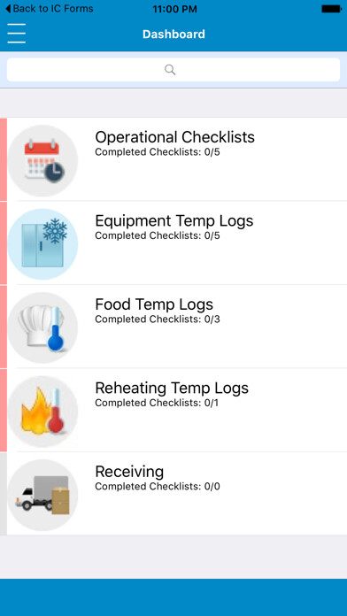 Emulate iPhone app Food Safety Monitoring using MyAndroid