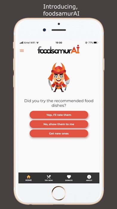 Emulate iPhone app foodsamurAI using MyAndroid Emulate iPhone app foodsamurAI using MyAndroid