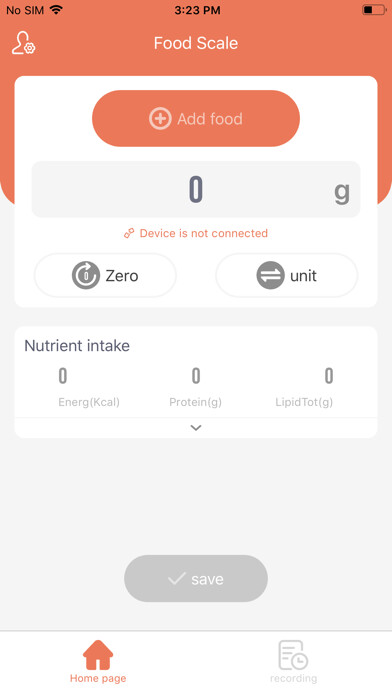 Emulate iPhone app Food Scale+ using MyAndroid Emulate iPhone app Food Scale+ using MyAndroid