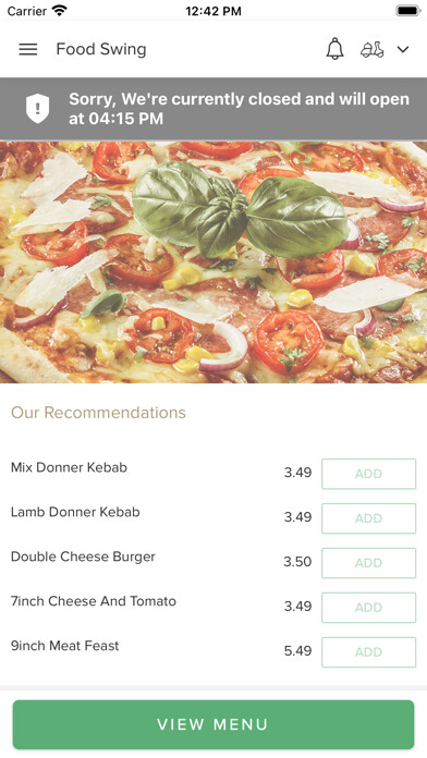 Emulate iPhone app Food Swing. using MyAndroid Emulate iPhone app Food Swing. using MyAndroid