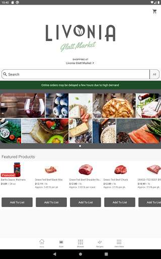 Run android online APK Food Town Grocery Pickup from MyAndroid or emulate Food Town Grocery Pickup using MyAndroid