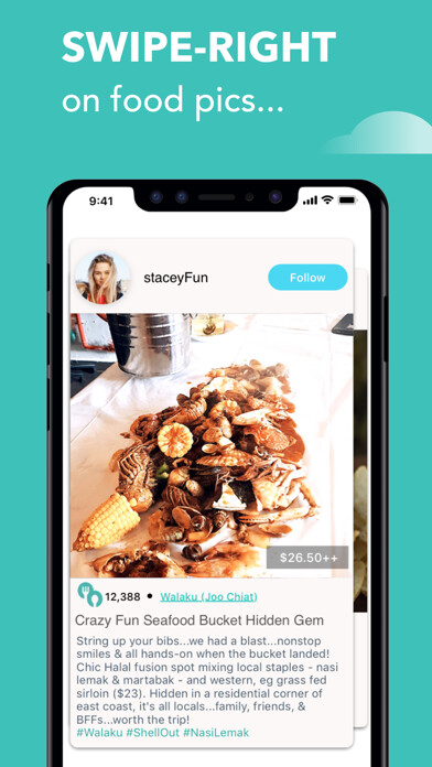 Emulate iPhone app FoodTrail using MyAndroid
