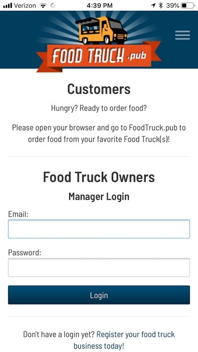 Emulate iPhone app Food Truck Pub using MyAndroid Emulate iPhone app Food Truck Pub using MyAndroid