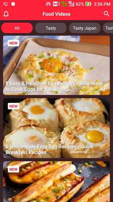 Emulate Android APK Food Videos