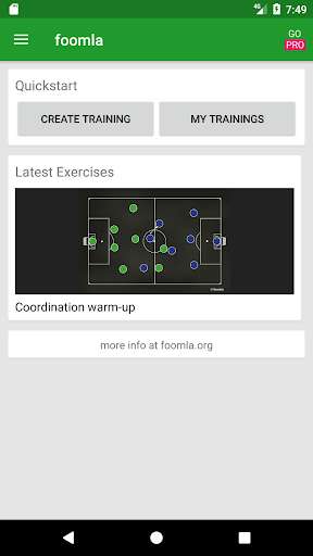 Run android online APK foomla - the new football app for coaches from MyAndroid or emulate foomla - the new football app for coaches using MyAndroid