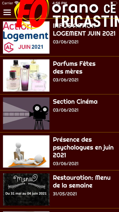 Emulate iPhone app FO ORANO CE Tricastin using MyAndroid Emulate iPhone app FO ORANO CE Tricastin using MyAndroid