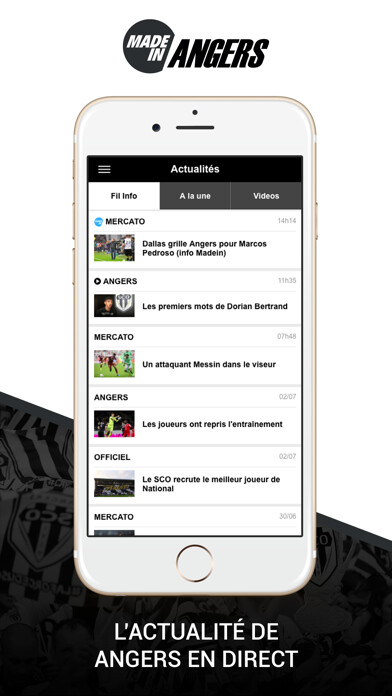 Emulate iPhone app Foot Angers using MyAndroid