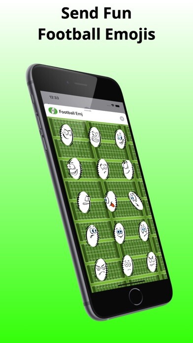 Emulate iPhone app Football Emojis - Touchdown using MyAndroid