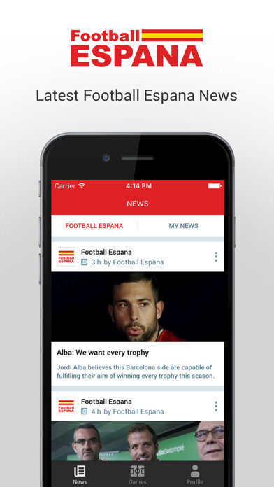 Emulate iPhone app Football Espana using MyAndroid Emulate iPhone app Football Espana using MyAndroid