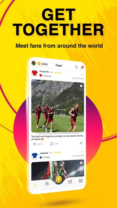 Emulate iPhone app Football Fan - Social App using MyAndroid Emulate iPhone app Football Fan - Social App using MyAndroid