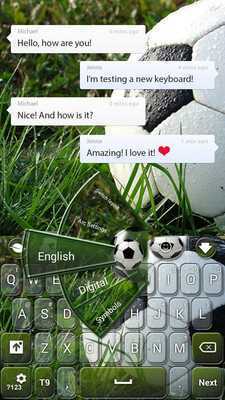 Emulate Android APK Football GO Keyboard Emulate Android APK Football GO Keyboard