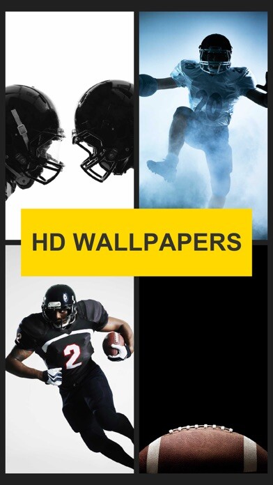 Emulate iPhone app Football HD Wallpapers using MyAndroid
