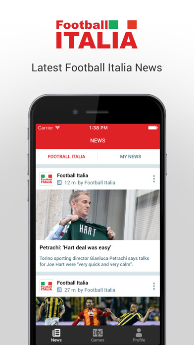 Emulate iPhone app Football Italia using MyAndroid Emulate iPhone app Football Italia using MyAndroid