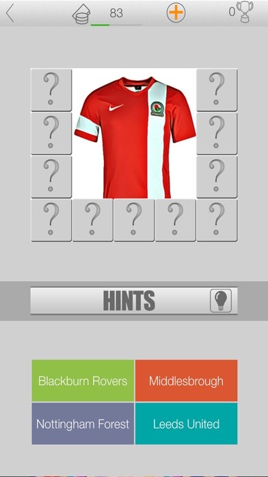 Emulate iPhone app Football Kits Quiz - Guess the Soccer Kits using MyAndroid Emulate iPhone app Football Kits Quiz - Guess the Soccer Kits using MyAndroid