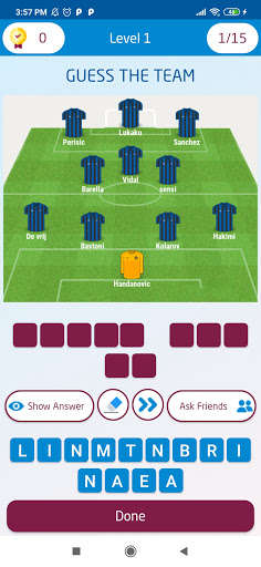 Run android online APK Football Lineup Quiz - Guess The Football Club from MyAndroid or emulate Football Lineup Quiz - Guess The Football Club using MyAndroid Run android online APK Football Lineup Quiz - Guess The Football Club from MyAndroid or emulate Football Lineup Quiz - Guess The Football Club using MyAndroid