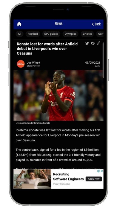 Emulate iPhone app Football Livescore Swiftscores using MyAndroid Emulate iPhone app Football Livescore Swiftscores using MyAndroid