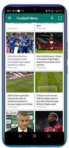 Run android online APK Football News - All Latest Transfer, Live scores. from MyAndroid or emulate Football News - All Latest Transfer, Live scores. using MyAndroid