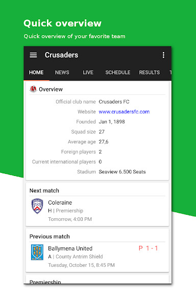 Run android online APK Football News Northern Ireland from MyAndroid or emulate Football News Northern Ireland using MyAndroid