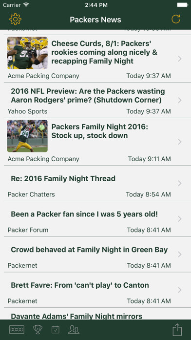 Emulate iPhone app Football News - Packers using MyAndroid Emulate iPhone app Football News - Packers using MyAndroid