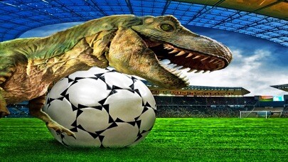 Emulate iPhone app Football Penalty With Dinosaurs-A Simulation Game using MyAndroid