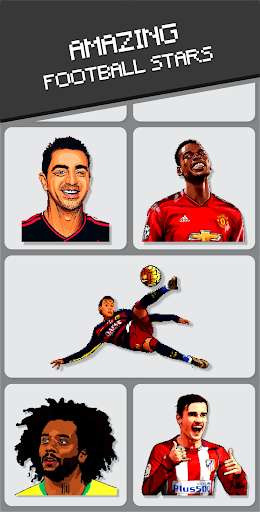 Run android online APK Football Player Pixel Art - Number Coloring Books from MyAndroid or emulate Football Player Pixel Art - Number Coloring Books using MyAndroid