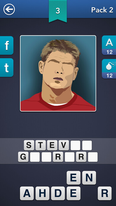 Emulate iPhone app Football Quiz  ~ Guess the Player & Team! using MyAndroid
