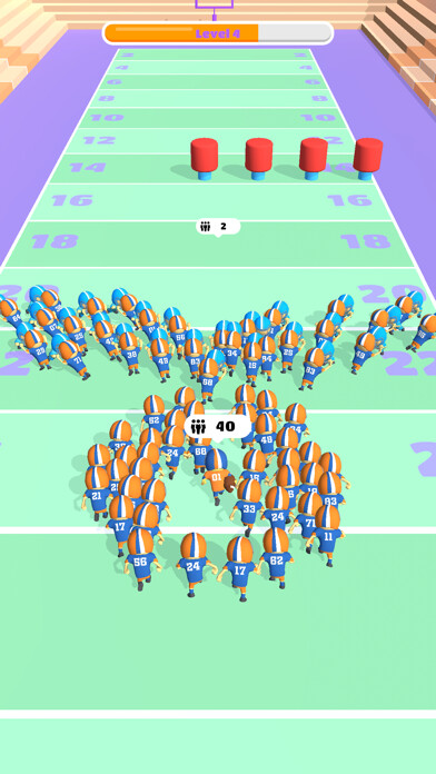 Emulate iPhone app Football Run 3D using MyAndroid