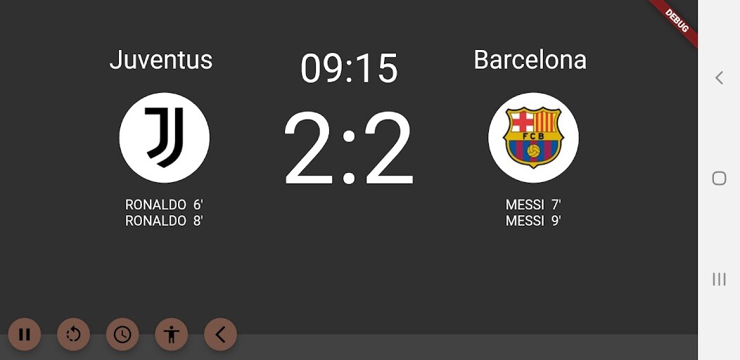Run android online APK Football Scoreboard from MyAndroid or emulate Football Scoreboard using MyAndroid