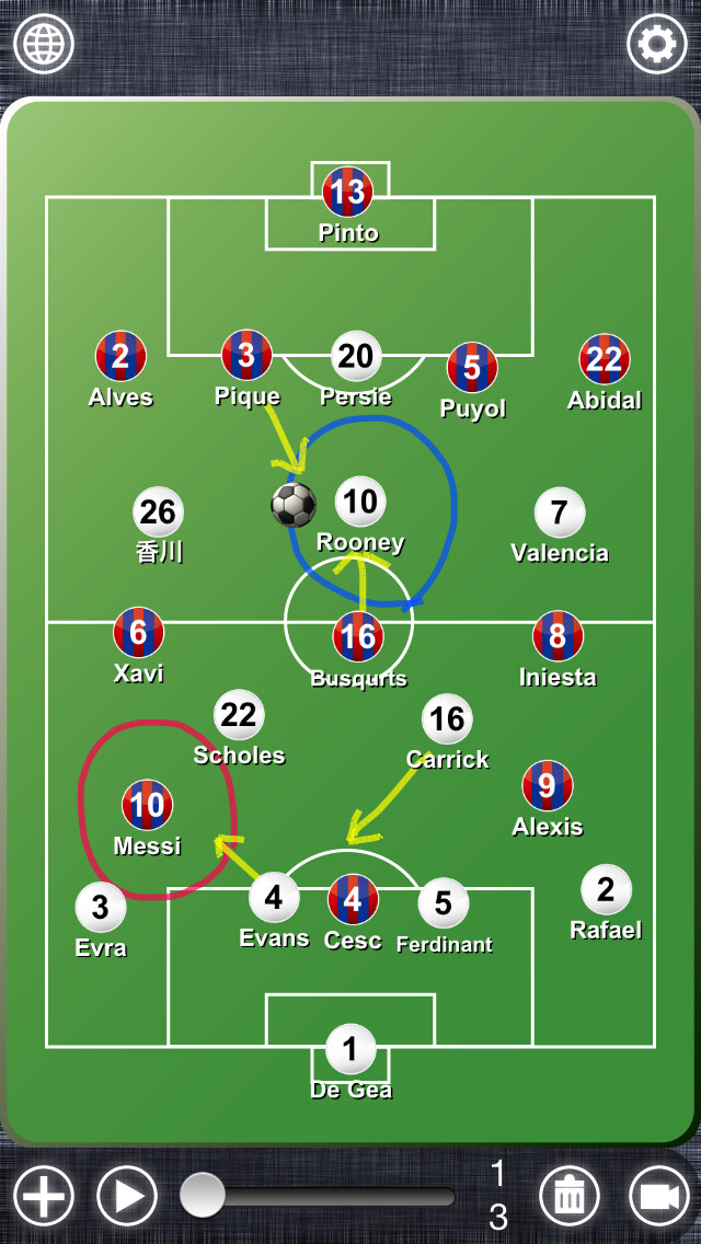 Emulate iPhone app Football (Soccer) Board Free using MyAndroid