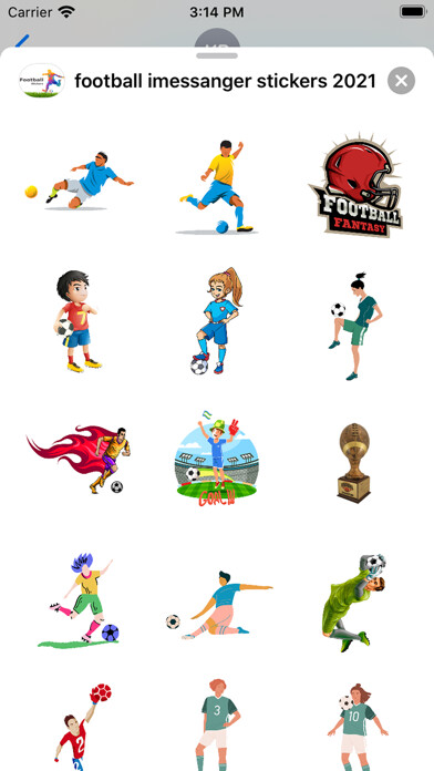 Emulate iPhone app football stickers 2021 using MyAndroid Emulate iPhone app football stickers 2021 using MyAndroid