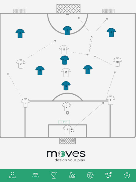 Emulate iPhone app Football Tactic Board: “moves” using MyAndroid