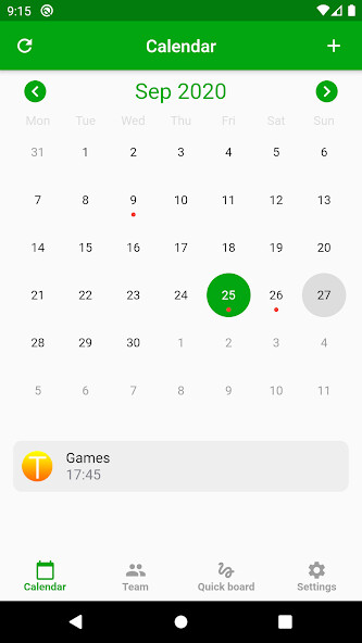 Emulate iPhone app Football Team Assistant using MyAndroid Emulate iPhone app Football Team Assistant using MyAndroid