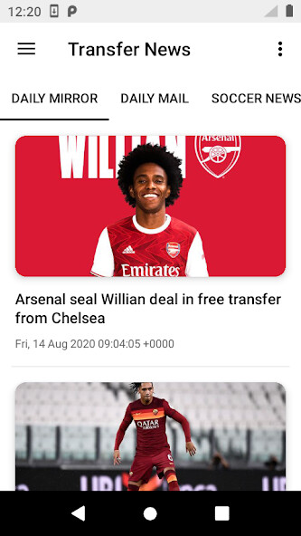 Run android online APK Football Transfer News: Live from MyAndroid or emulate Football Transfer News: Live using MyAndroid