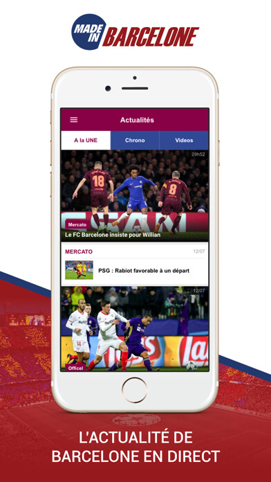 Emulate iPhone app Foot Barcelone using MyAndroid Emulate iPhone app Foot Barcelone using MyAndroid