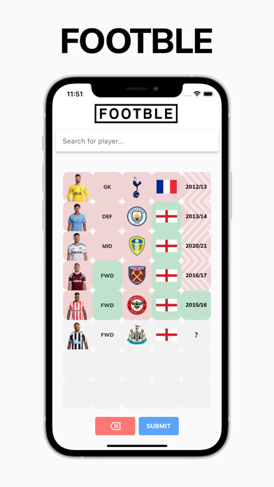 Emulate iPhone app Footble using MyAndroid