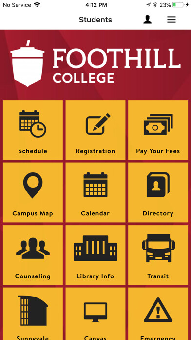 Emulate iPhone app Foothill College Mobile using MyAndroid Emulate iPhone app Foothill College Mobile using MyAndroid