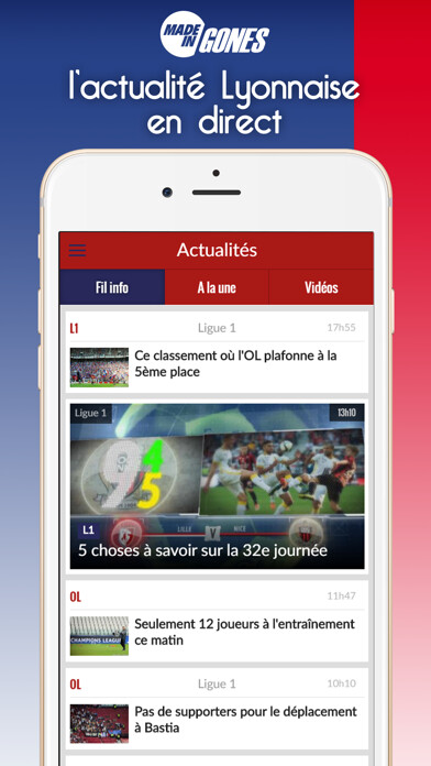 Emulate iPhone app Foot Lyon using MyAndroid Emulate iPhone app Foot Lyon using MyAndroid