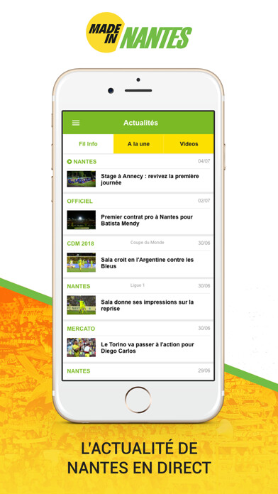 Emulate iPhone app Foot Nantes using MyAndroid Emulate iPhone app Foot Nantes using MyAndroid