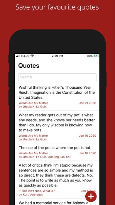 Emulate iPhone app Footnote: Save Your Quotes using MyAndroid Emulate iPhone app Footnote: Save Your Quotes using MyAndroid