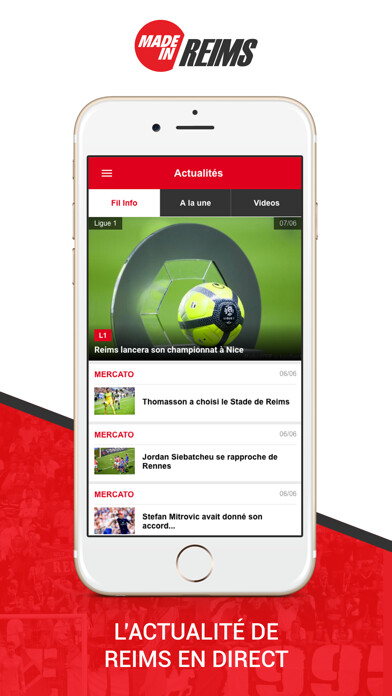 Emulate iPhone app Foot Reims using MyAndroid Emulate iPhone app Foot Reims using MyAndroid